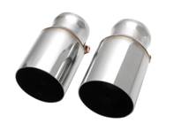Fabspeed Deluxe Dual Style Tips, Polished Stainless Steel (For PSE). Porsche 991.2 Carrera (2017-2019) - 9P1251187B, 9P1251188B, 99104420021, 99104420020, 99104420024, 99104420025 - FS.POR.9912.PSEDLTP